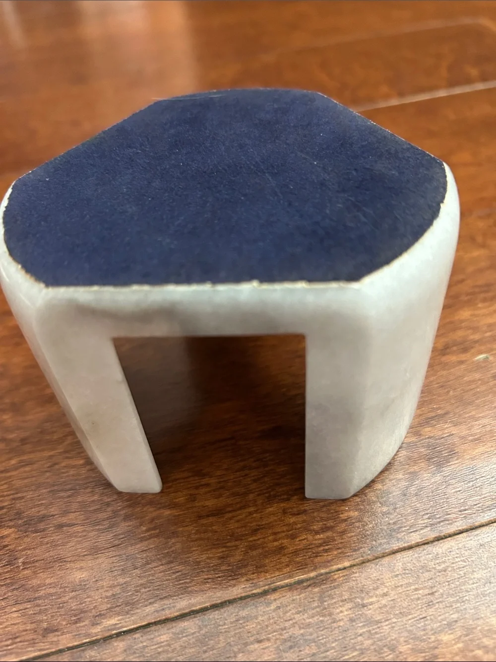 Vintage Marble and Cork Round Drink Coasters - Set of 6